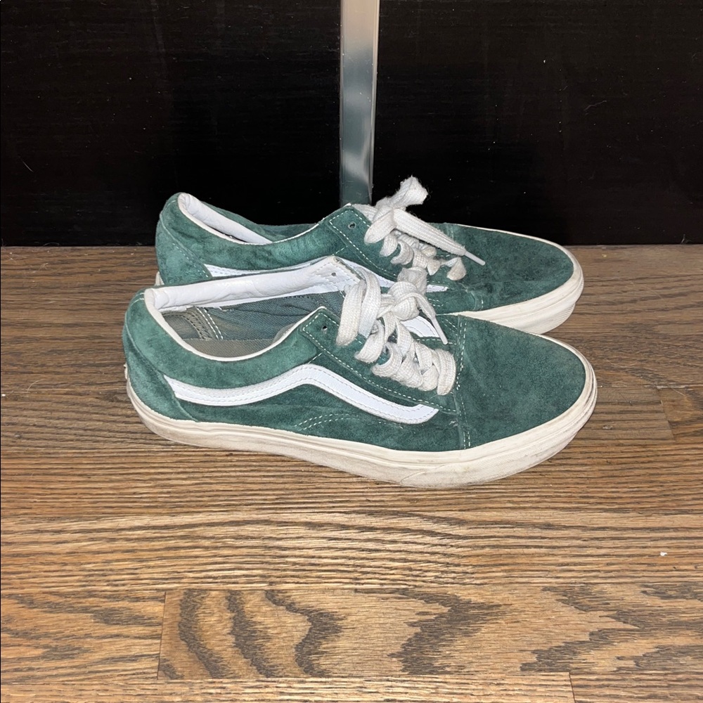 Green Suede VANS